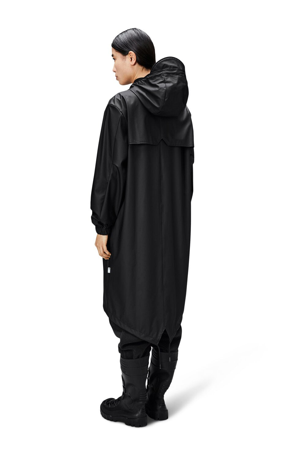 Fishtail Parka regnjakke - sort